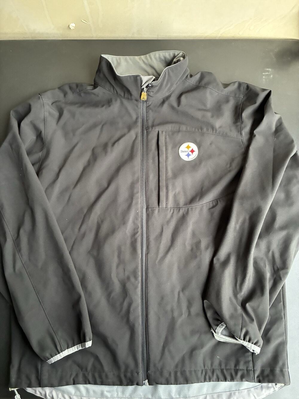 Vintage NFL team Apparel Pittsburgh Steelers Full Zip Jacket Size Large
